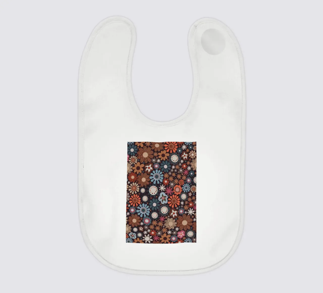 Motivo floreale invernale bavaglino da gulsengunel