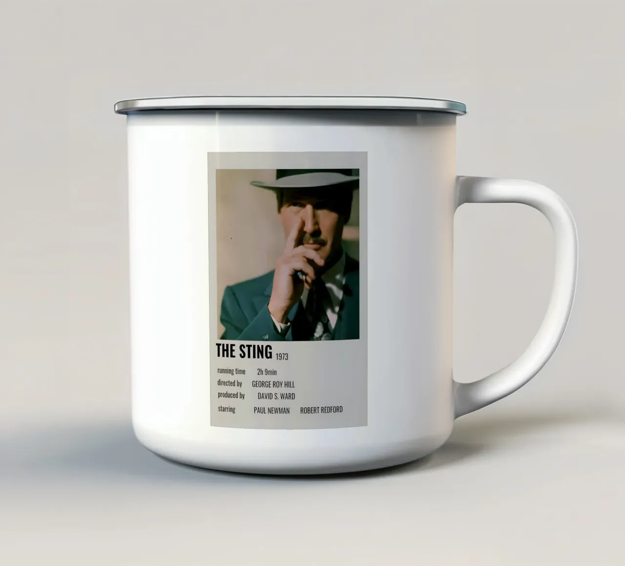 THE STING 1973 tazza in smalto da MVFminimalist