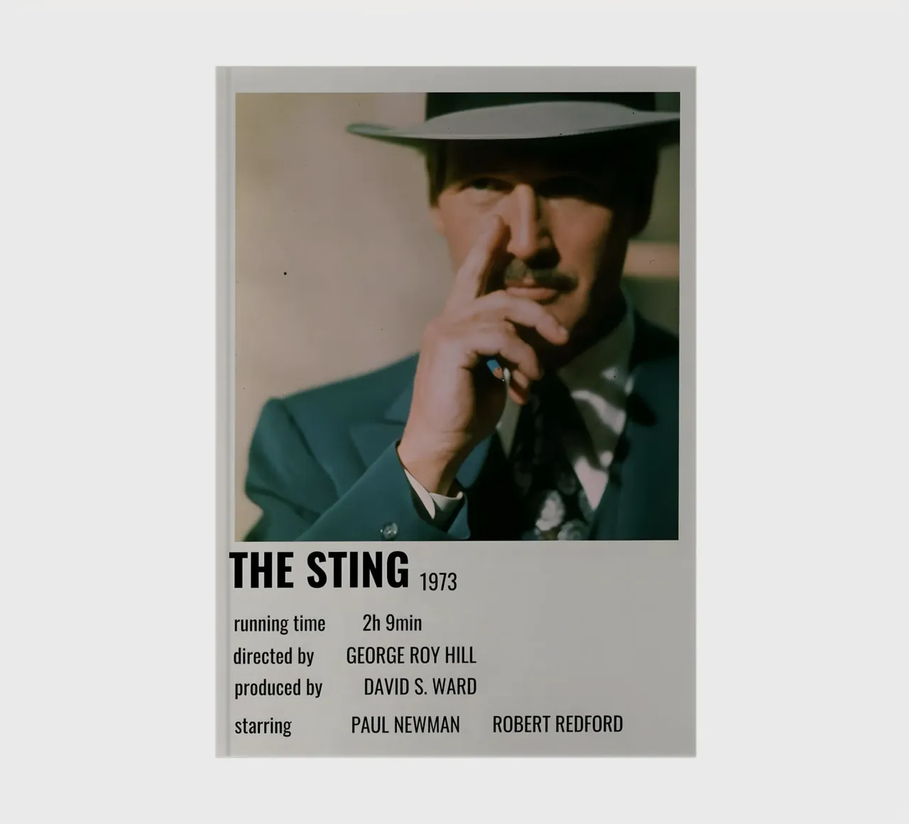 THE STING 1973 diario da MVFminimalist