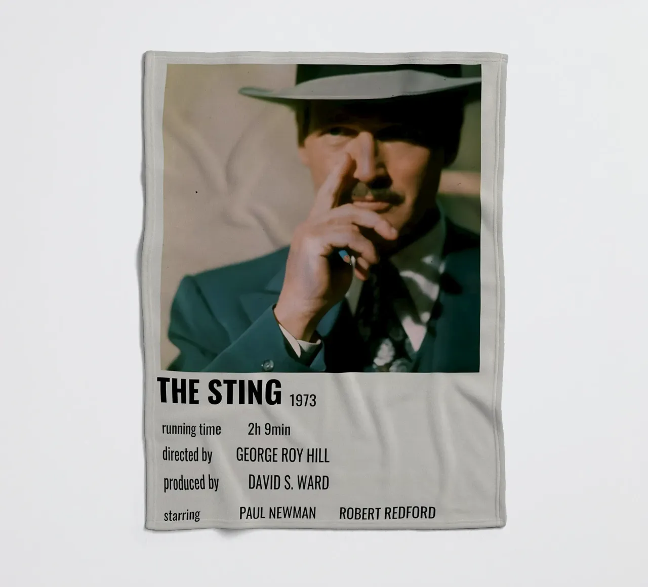 THE STING 1973 coperta in pile da MVFminimalist