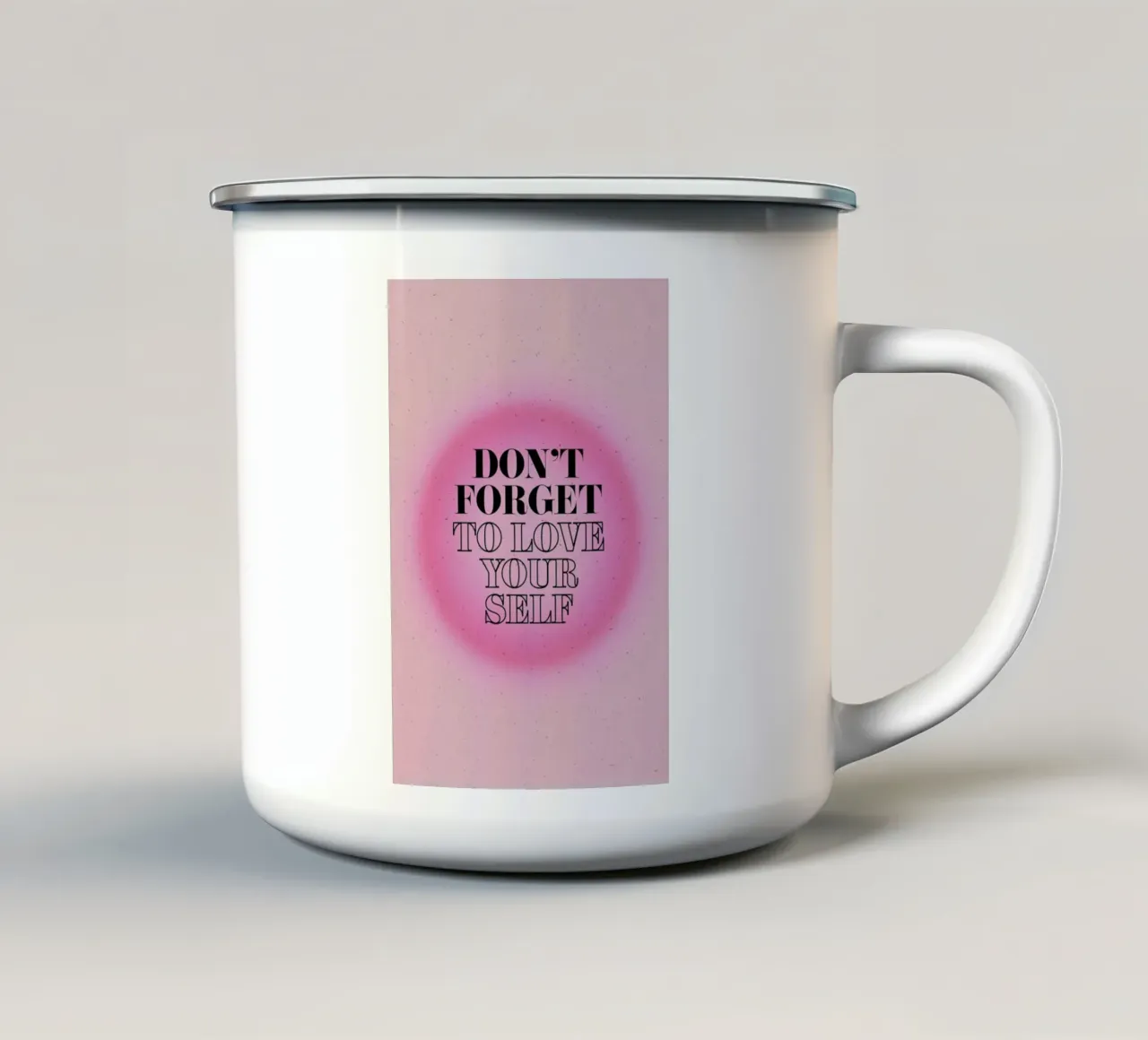 Dont Forget tazza in smalto da cafelab