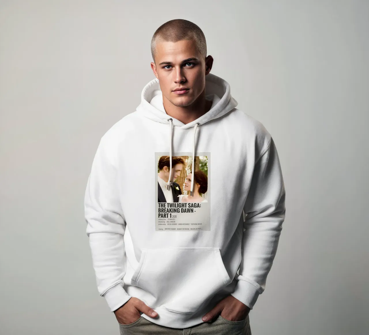 THE TWILIGHT SAGA BREAKING DAWN - PART 1 2011 felpa con cappuccio da MVFminimalist