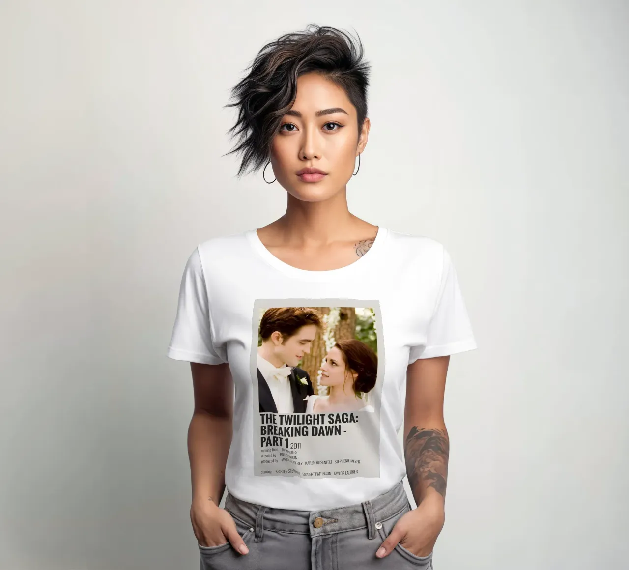 THE TWILIGHT SAGA BREAKING DAWN - PART 1 2011 t-shirt da donna da MVFminimalist
