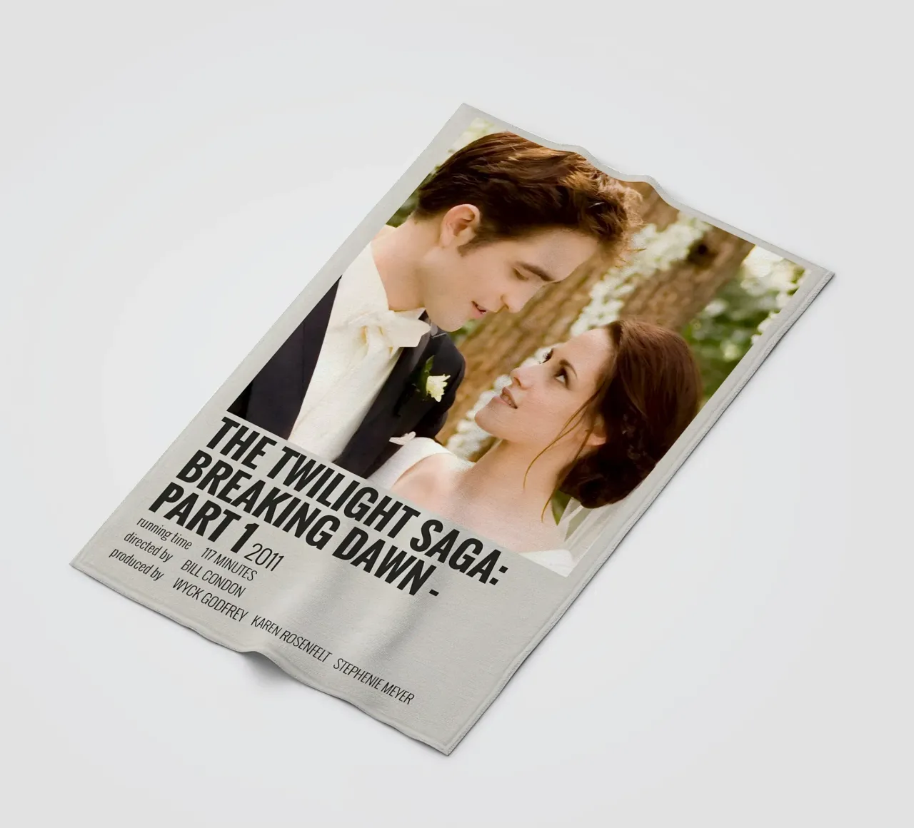 THE TWILIGHT SAGA BREAKING DAWN - PART 1 2011 coperta in pile da MVFminimalist