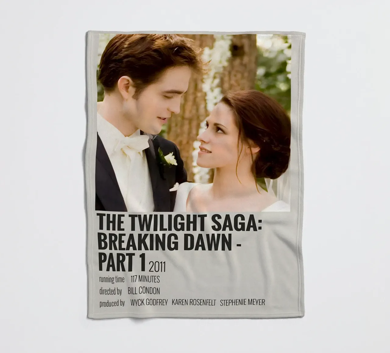 THE TWILIGHT SAGA BREAKING DAWN - PART 1 2011 coperta in pile da MVFminimalist