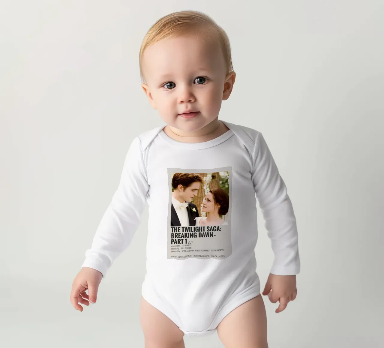 THE TWILIGHT SAGA BREAKING DAWN - PART 1 2011 body neonato maniche lunghe da MVFminimalist