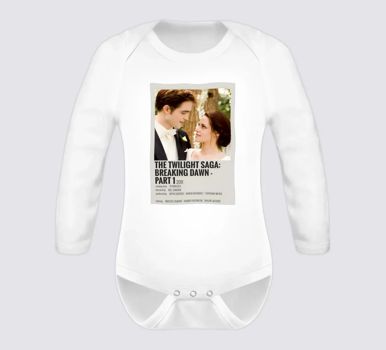 THE TWILIGHT SAGA BREAKING DAWN - PART 1 2011 body neonato maniche lunghe da MVFminimalist