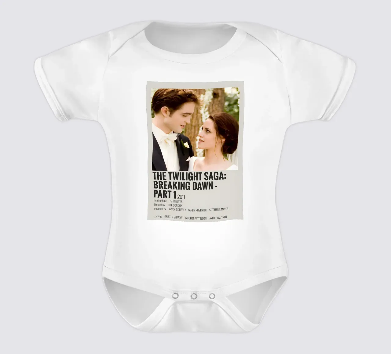 THE TWILIGHT SAGA BREAKING DAWN - PART 1 2011 body neonato maniche corte da MVFminimalist