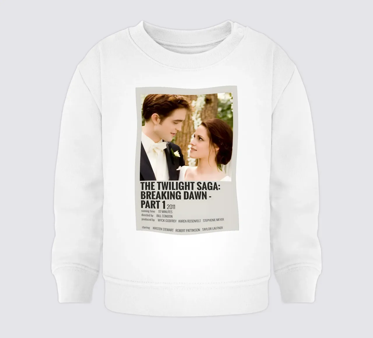 THE TWILIGHT SAGA BREAKING DAWN - PART 1 2011 felpa neonato da MVFminimalist