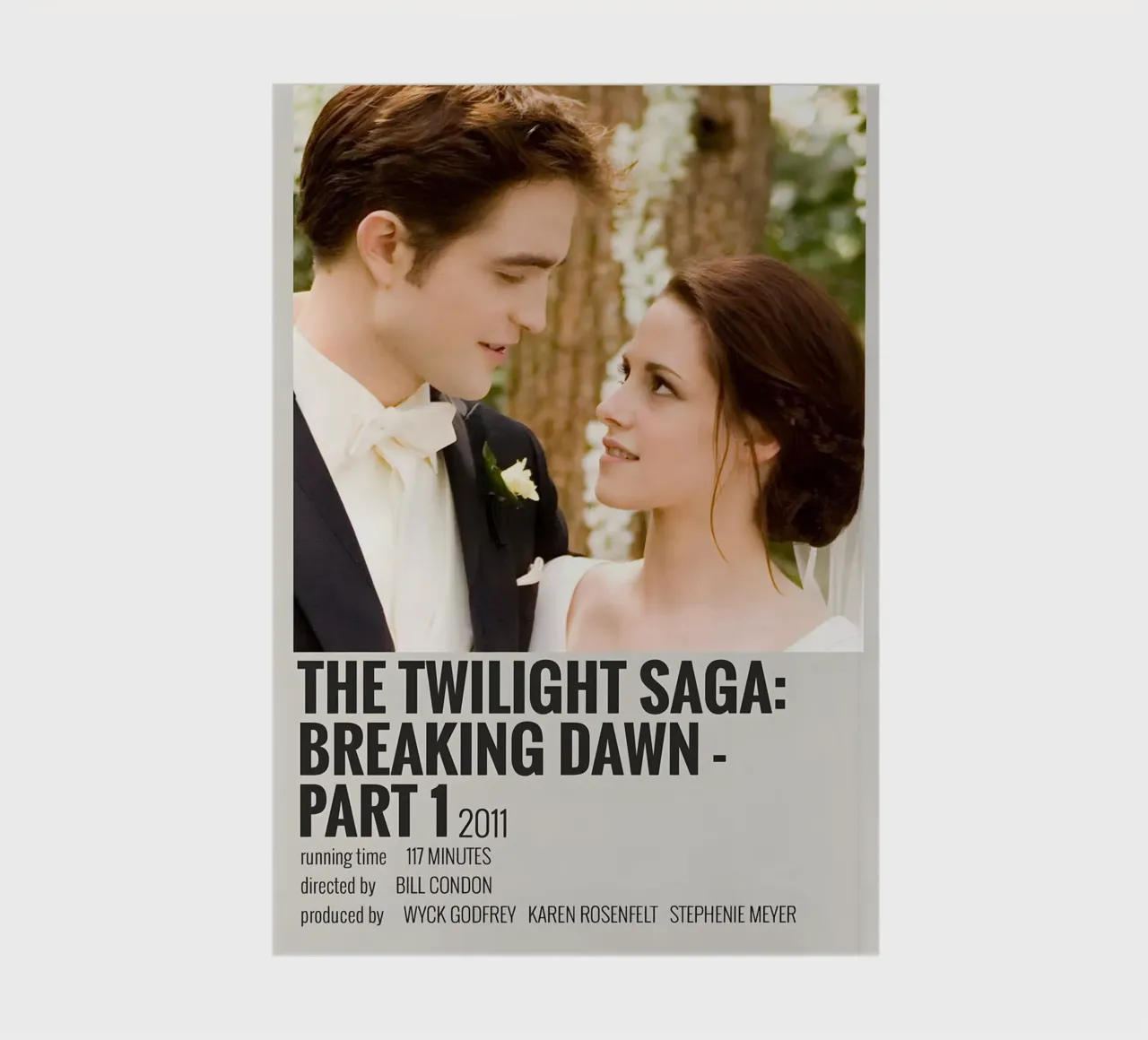 THE TWILIGHT SAGA BREAKING DAWN - PART 1 2011 notebook by MVFminimalist