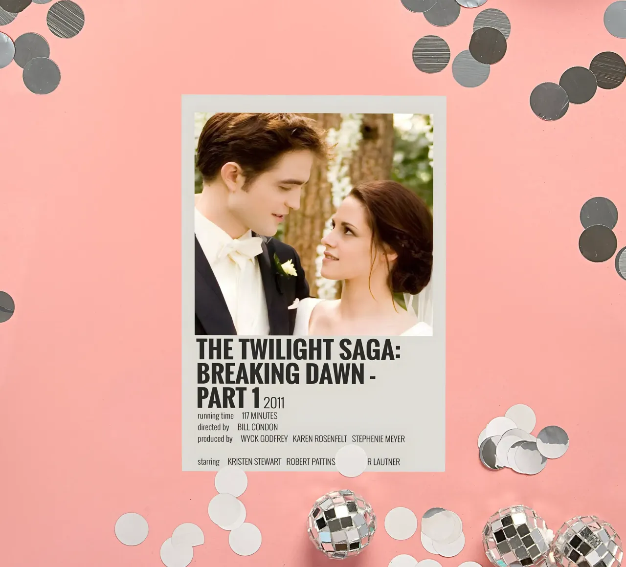THE TWILIGHT SAGA BREAKING DAWN - PART 1 2011 adesivo da MVFminimalist