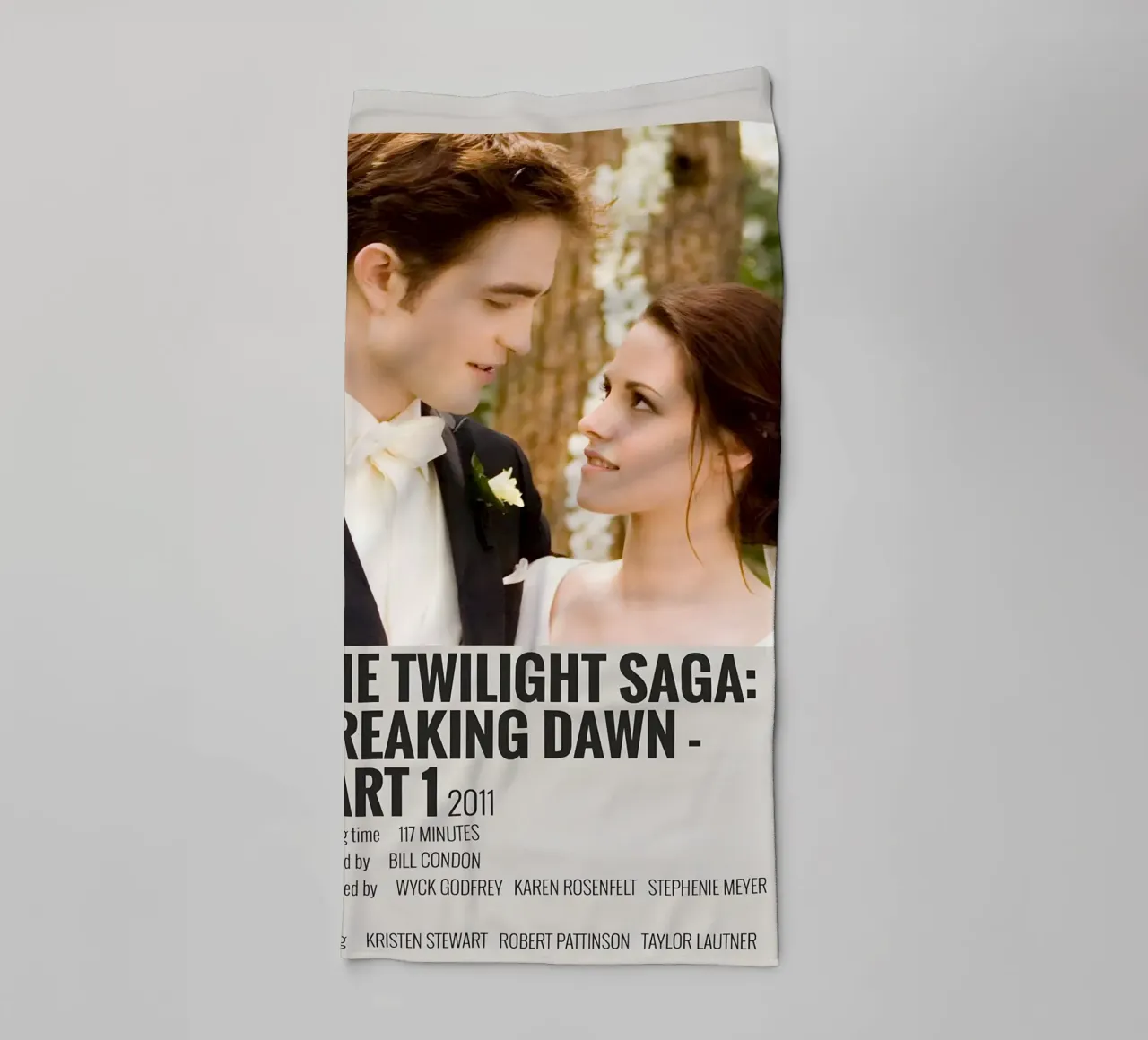 THE TWILIGHT SAGA BREAKING DAWN - PART 1 2011 asciugamano da bagno da MVFminimalist