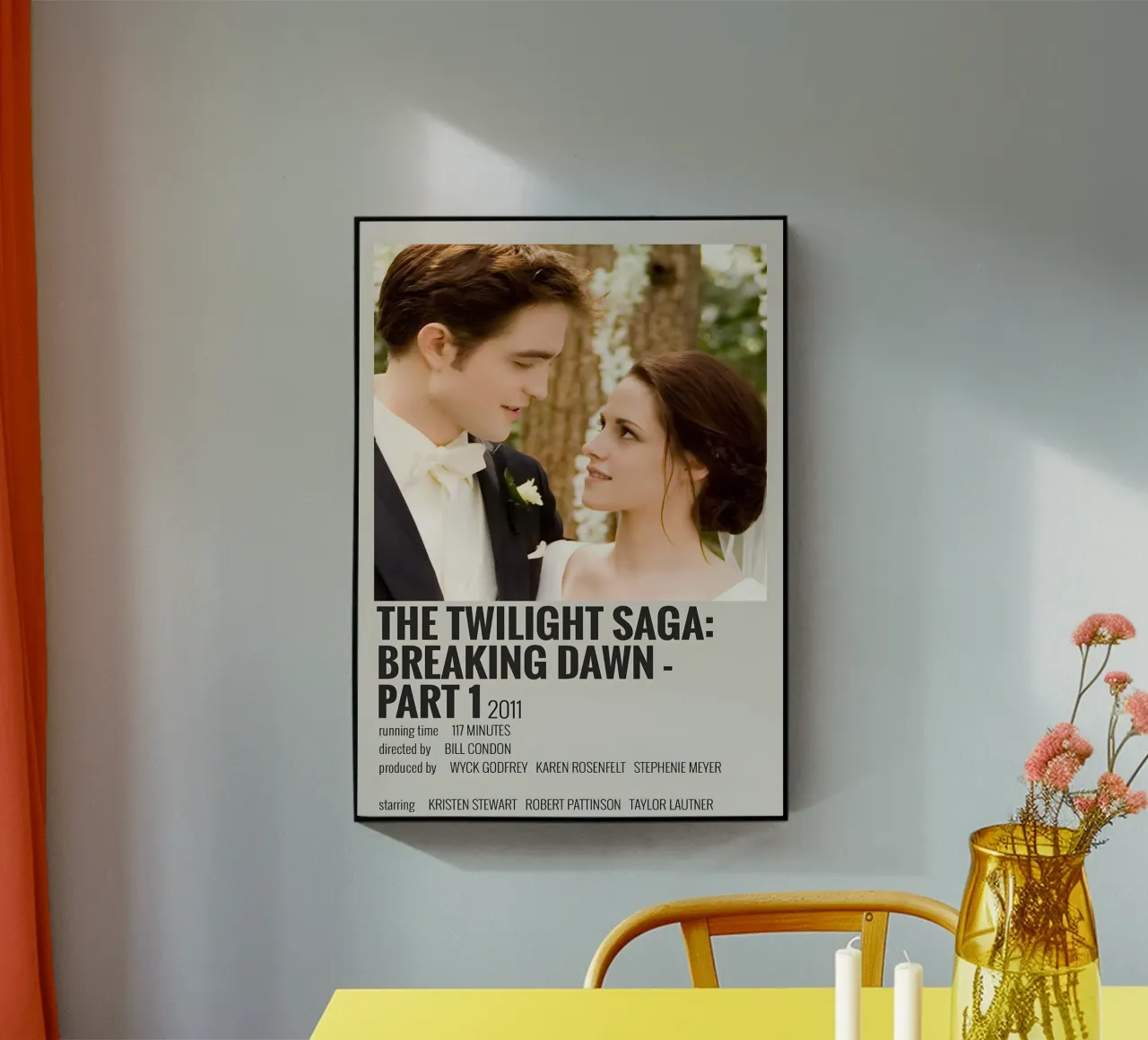 THE TWILIGHT SAGA BREAKING DAWN - PART 1 2011 plexiglass da MVFminimalist