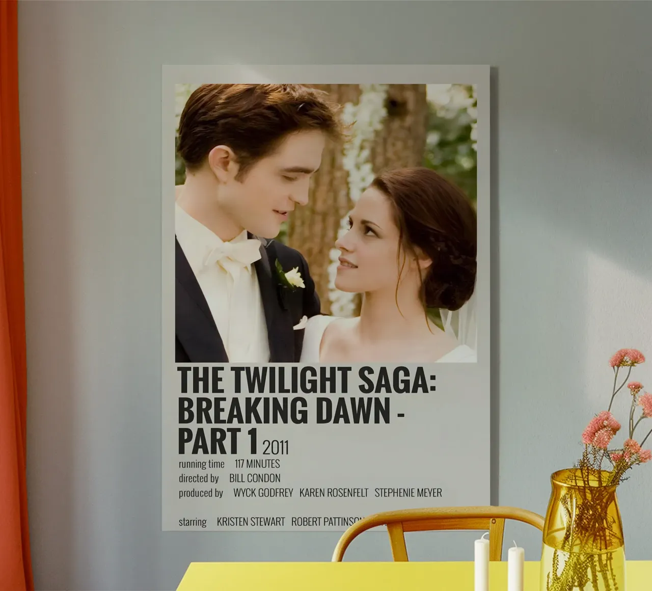 THE TWILIGHT SAGA BREAKING DAWN - PART 1 2011 plexiglass da MVFminimalist
