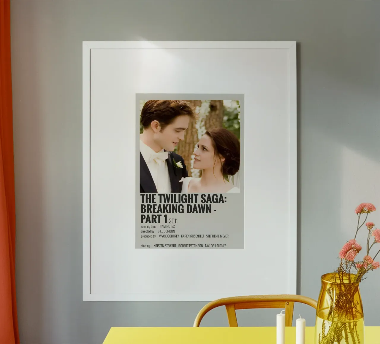 THE TWILIGHT SAGA BREAKING DAWN - PART 1 2011 carta hahnemühle da MVFminimalist