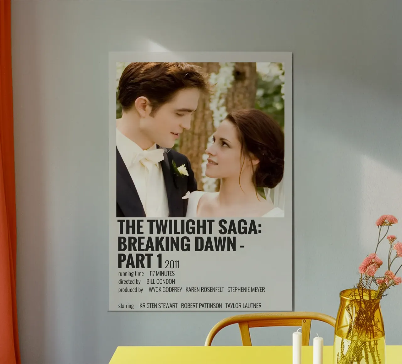 THE TWILIGHT SAGA BREAKING DAWN - PART 1 2011 carta hahnemühle da MVFminimalist