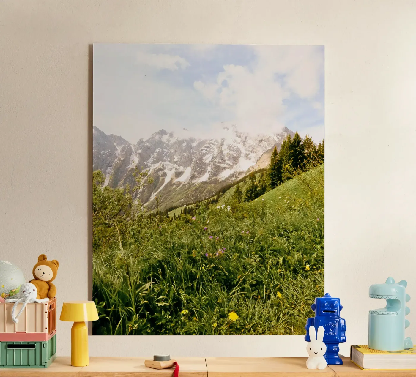 Summer mountain Acryl-Glas von Kudamm & Alpen