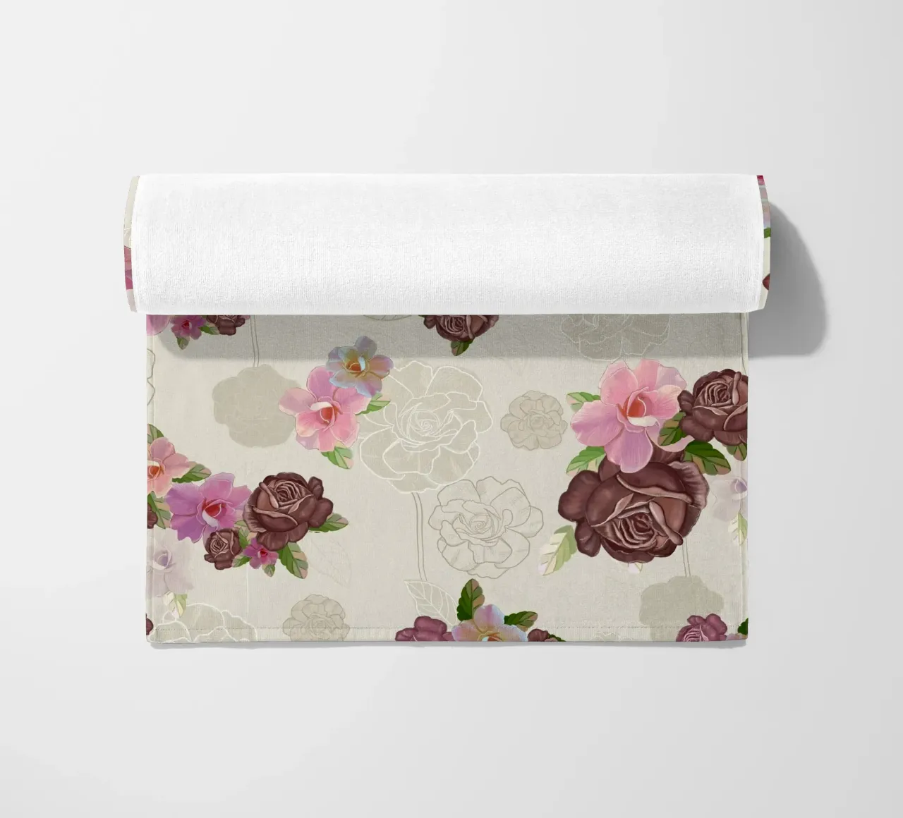 Modello di fiore di rose d'epoca telo mare da gulsengunel