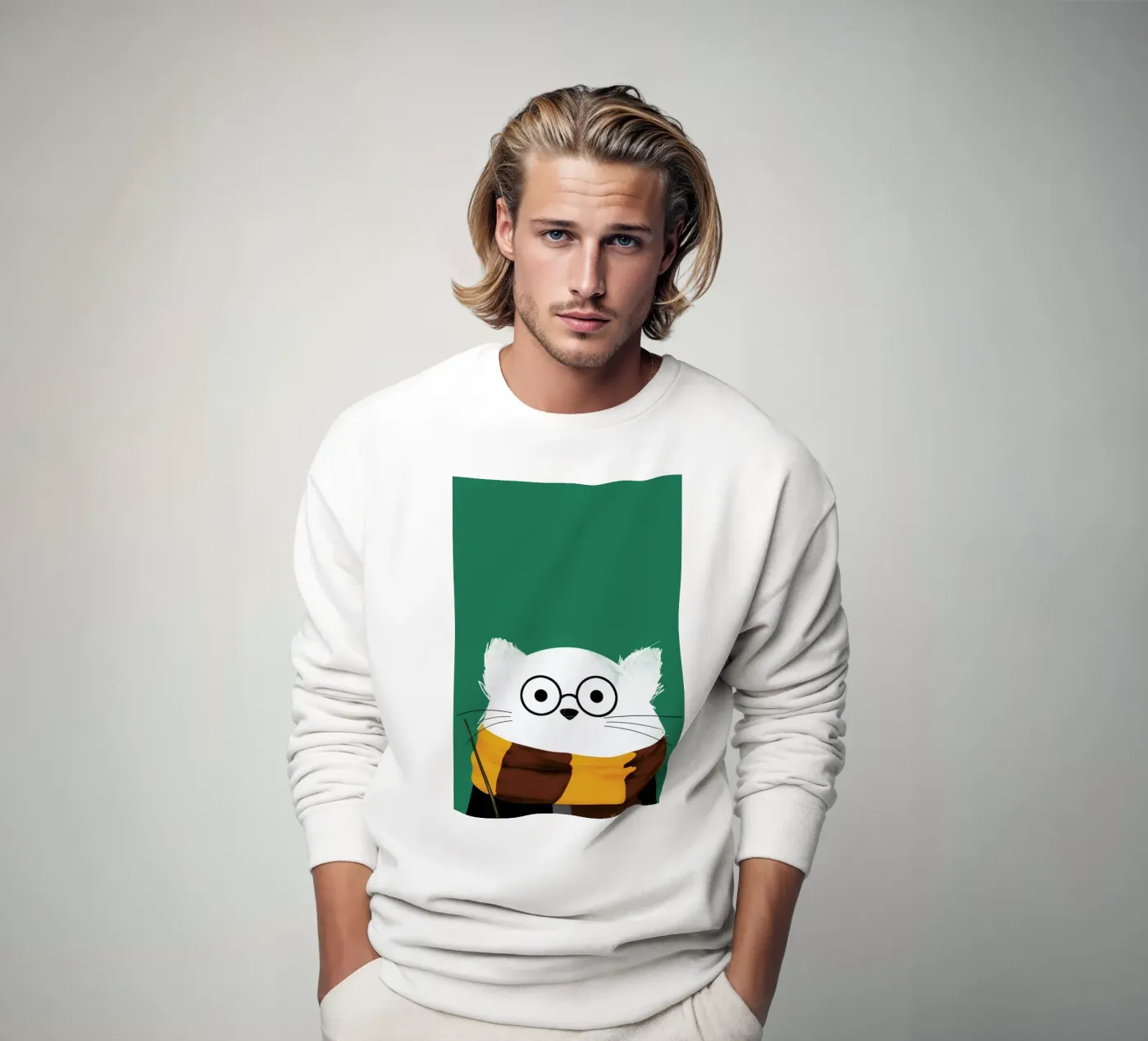 Cat Harry Sweatshirt von Doozal