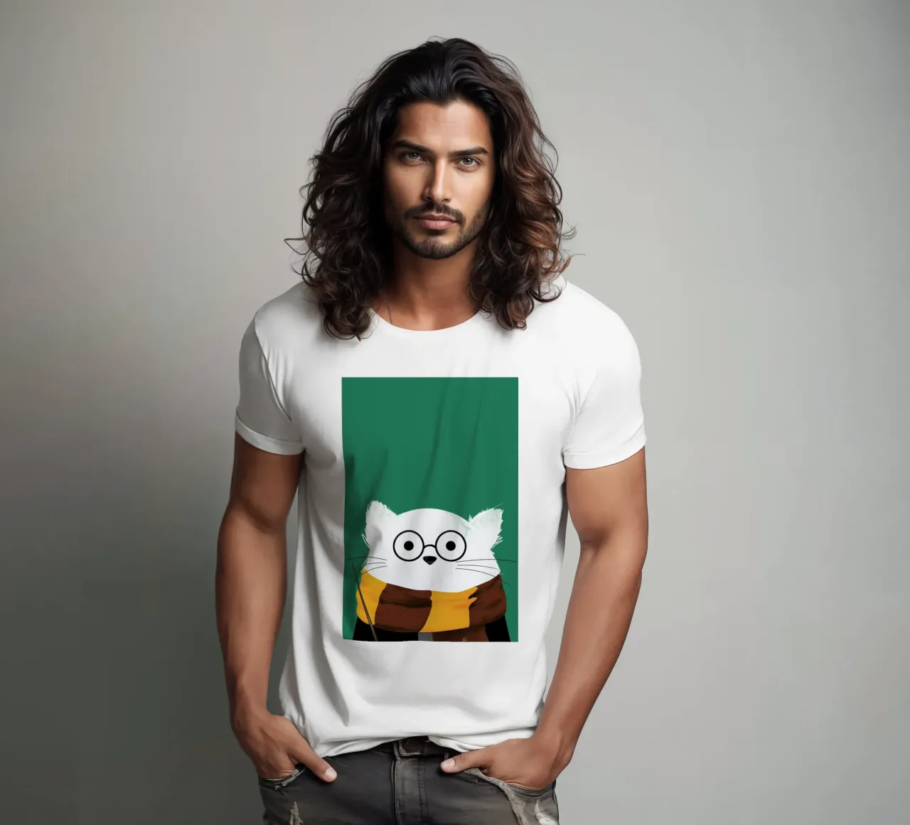 Cat Harry t-shirt da Doozal