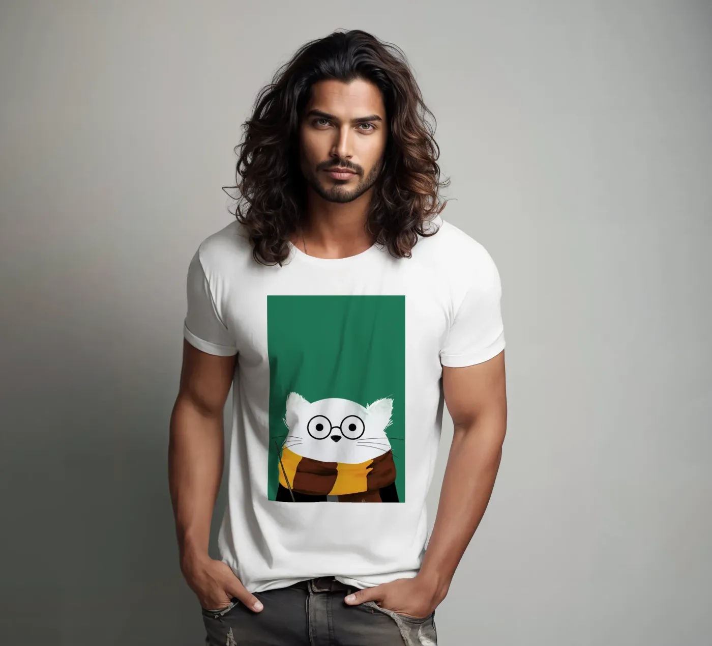 Cat Harry t-shirt da Doozal