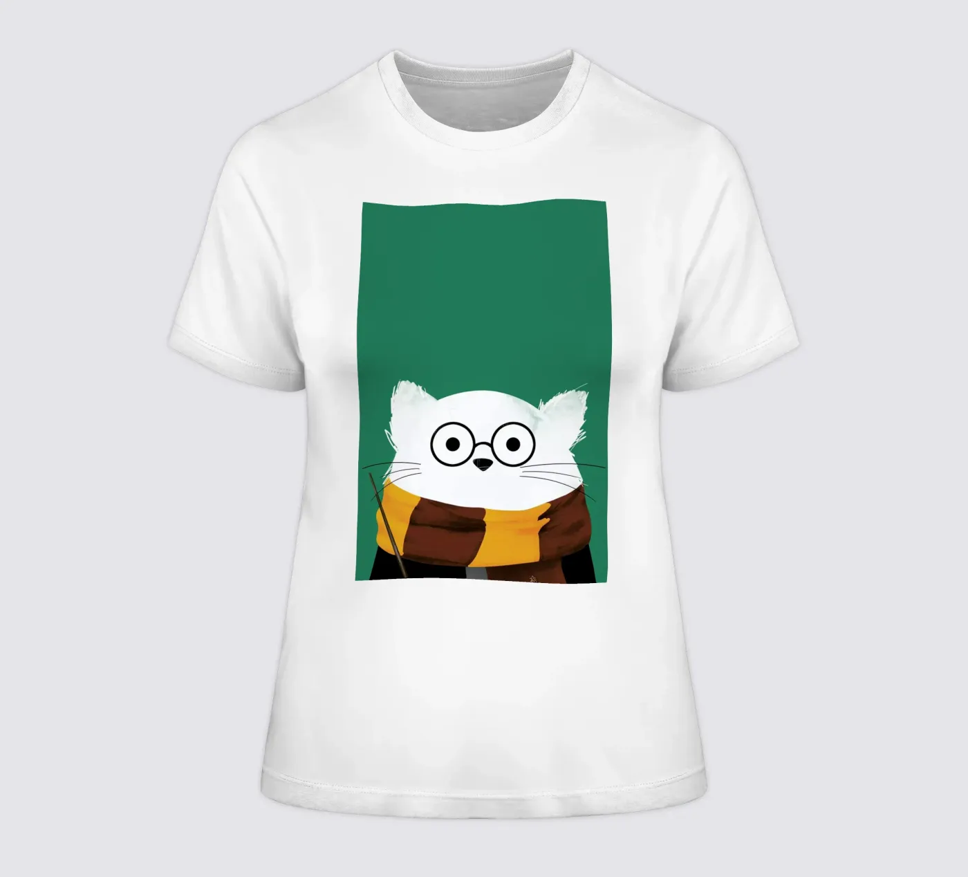 Cat Harry t-shirt da donna da Doozal