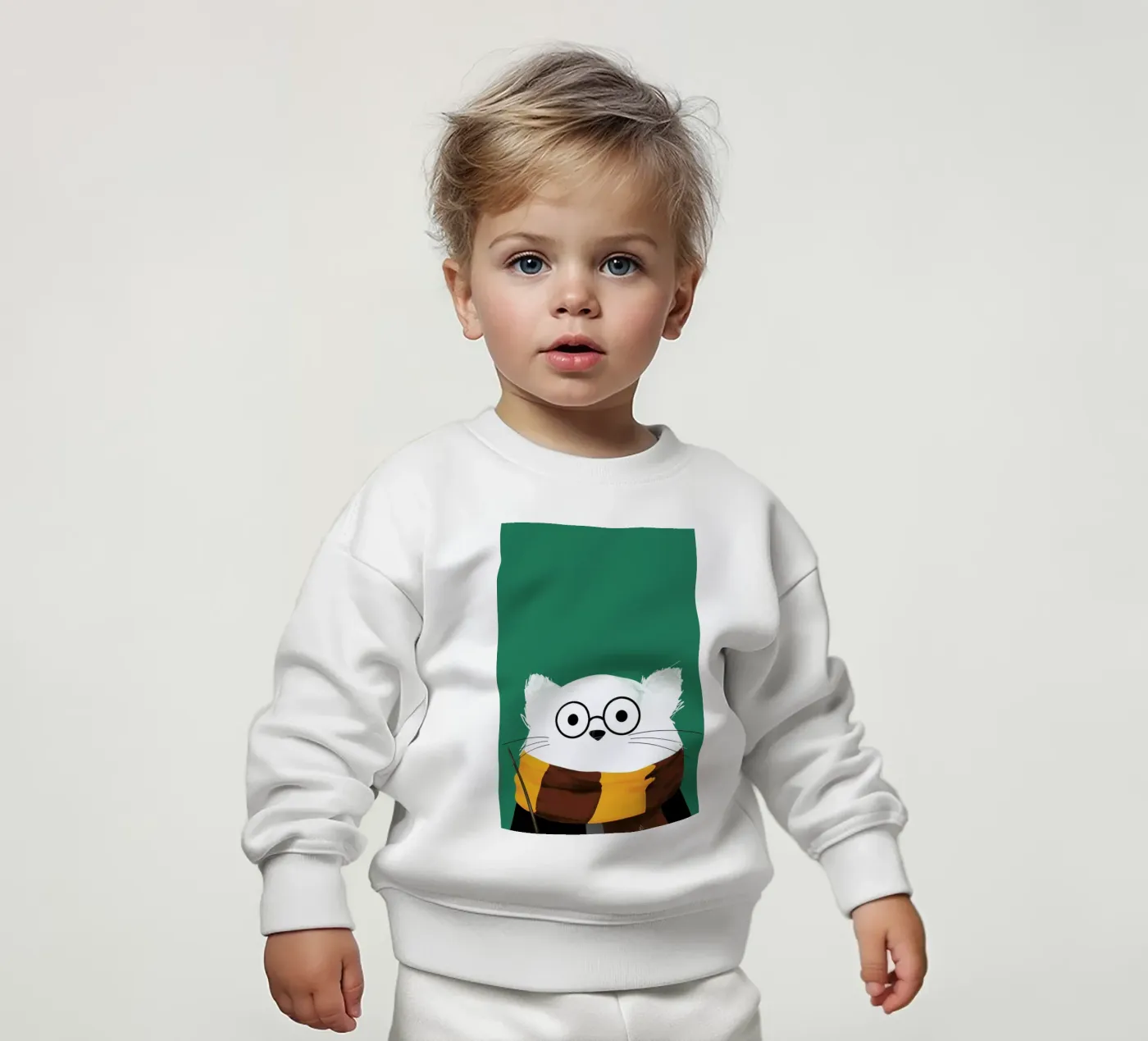 Cat Harry sweat pour bébé de Doozal