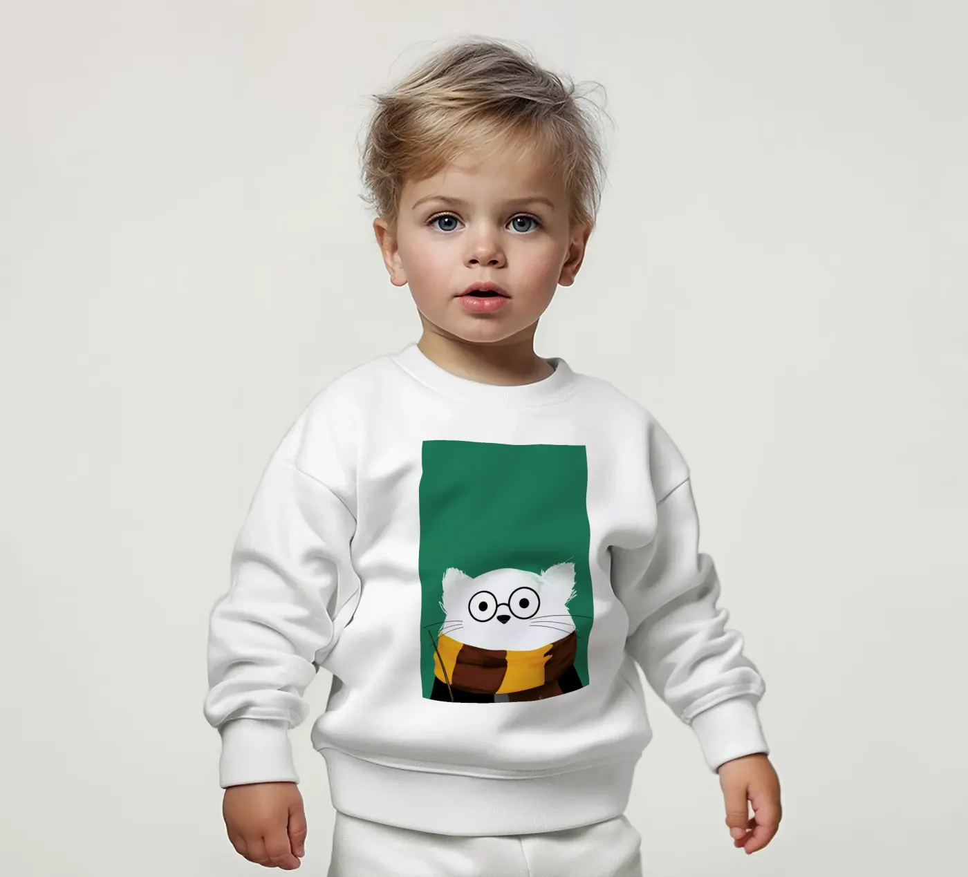 Cat Harry sweat pour bébé de Doozal