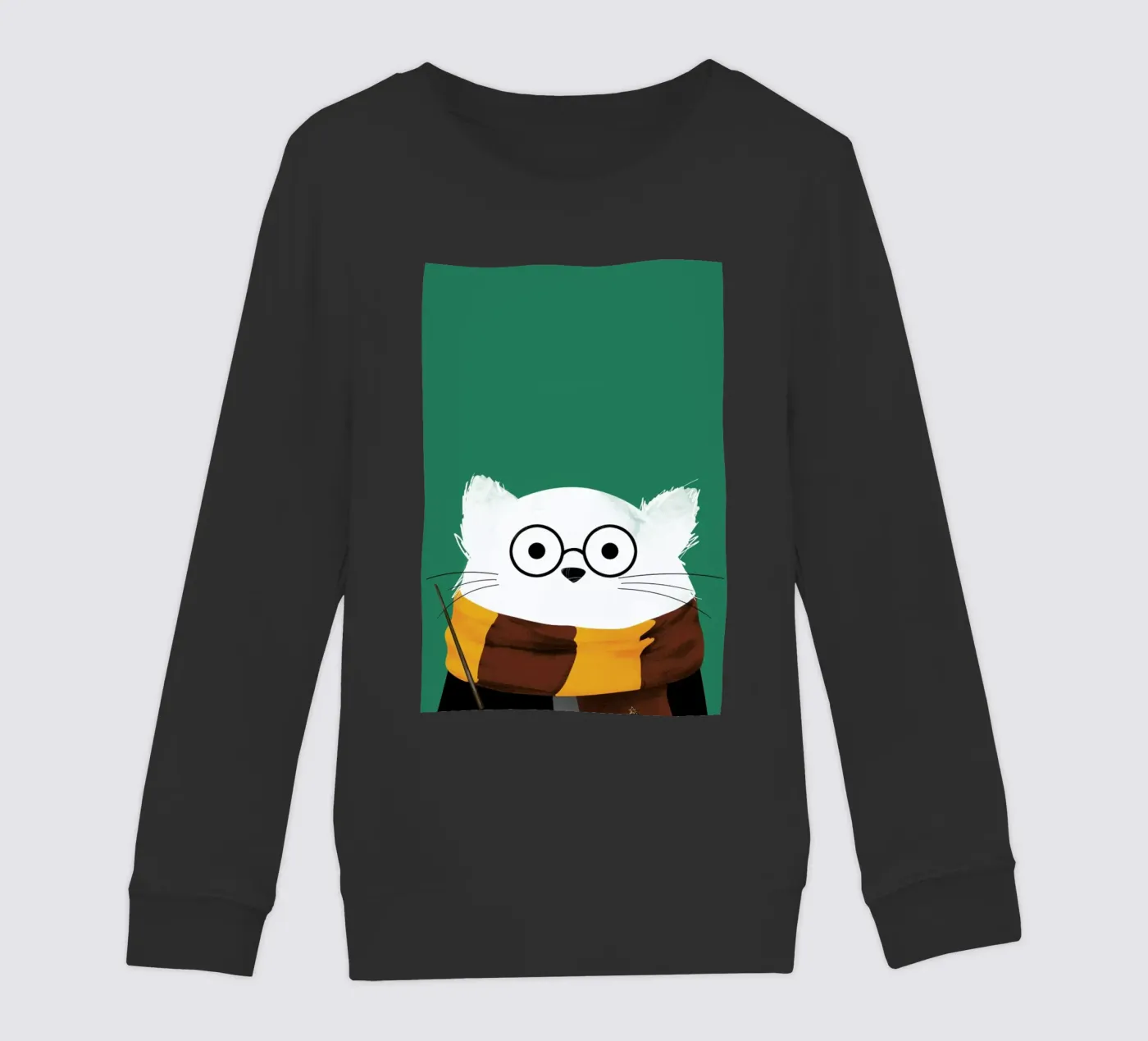 Cat Harry kinder sweatshirt van Doozal