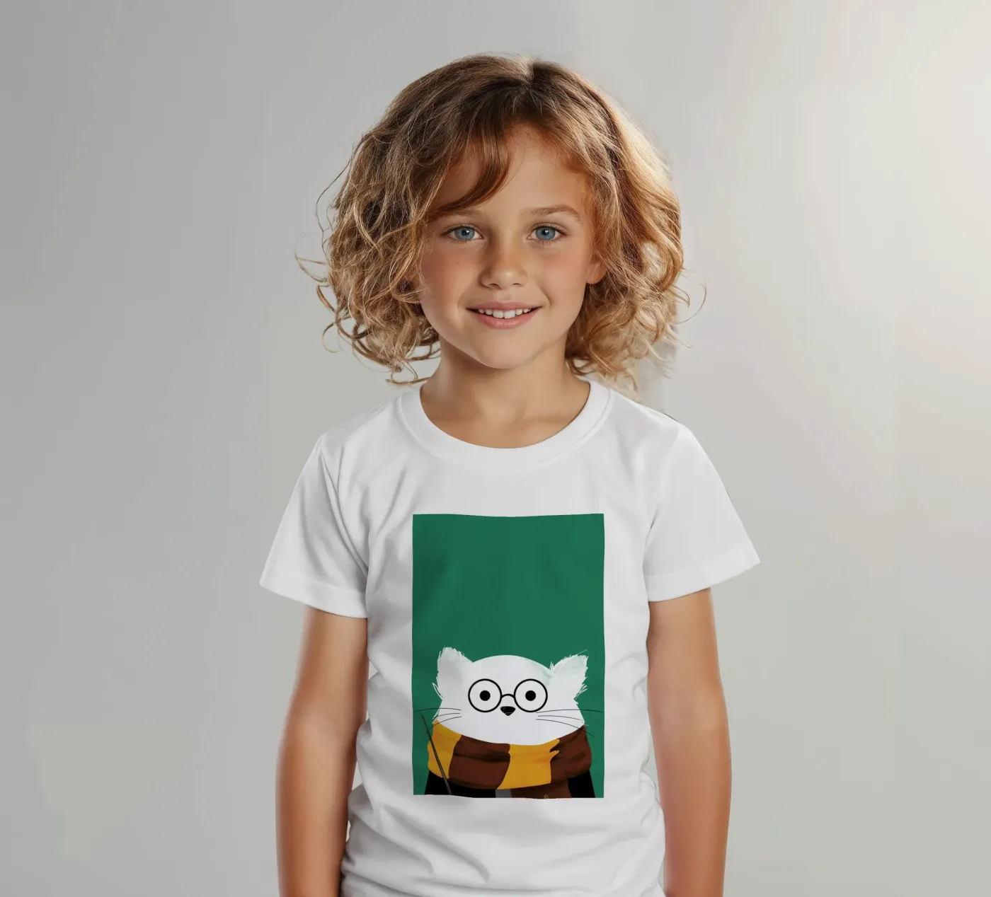 Cat Harry Kinder T-Shirt von Doozal