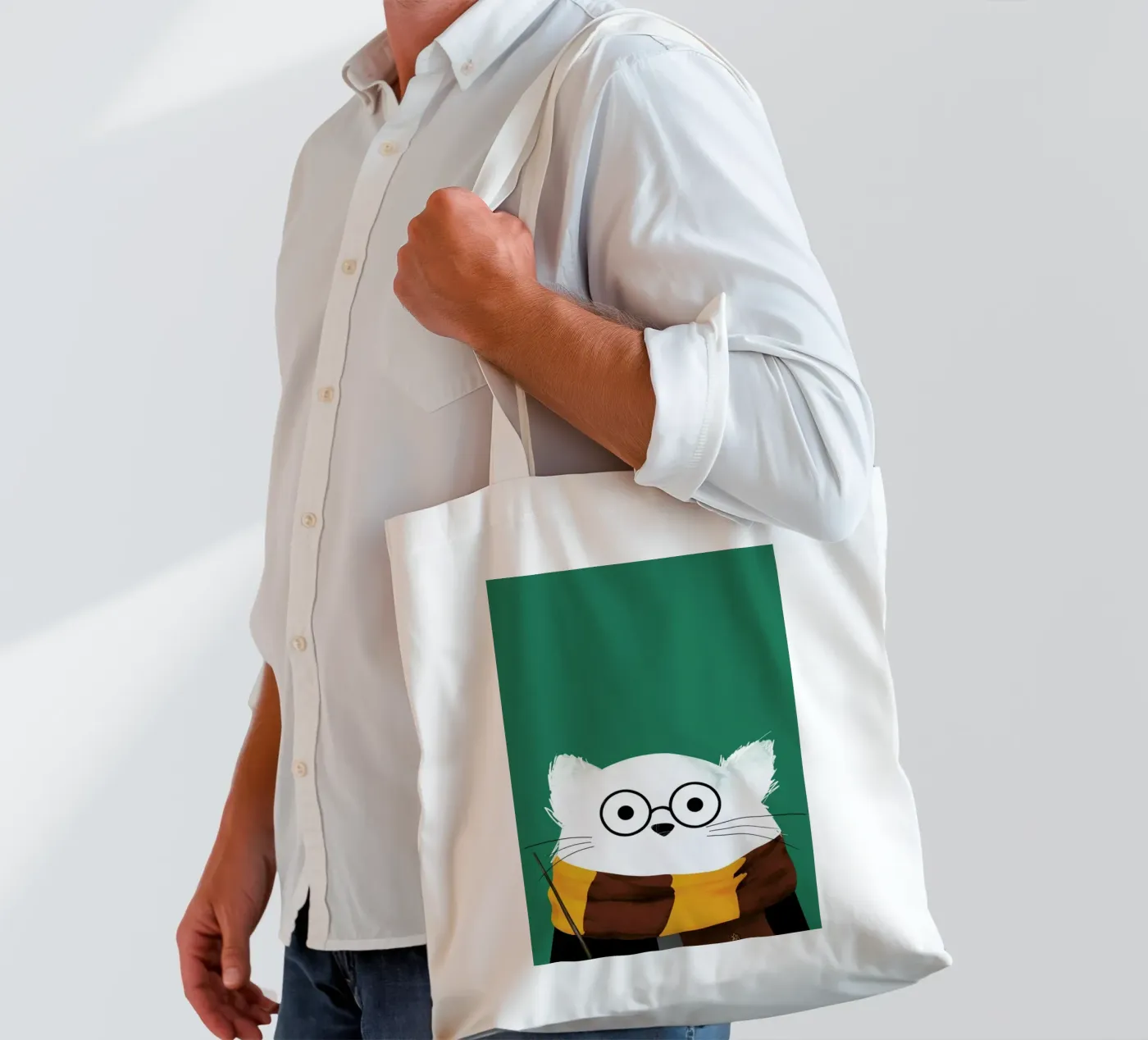 Cat Harry borsa in juta da Doozal