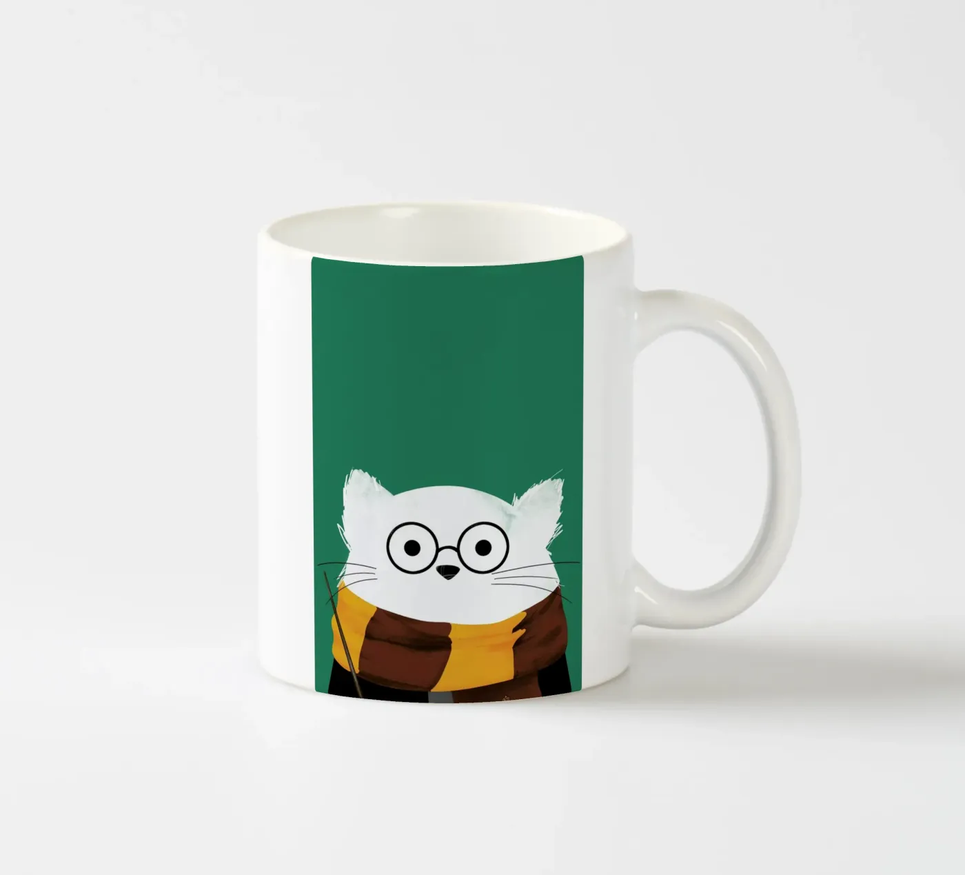 Cat Harry ceramic mug by Doozal