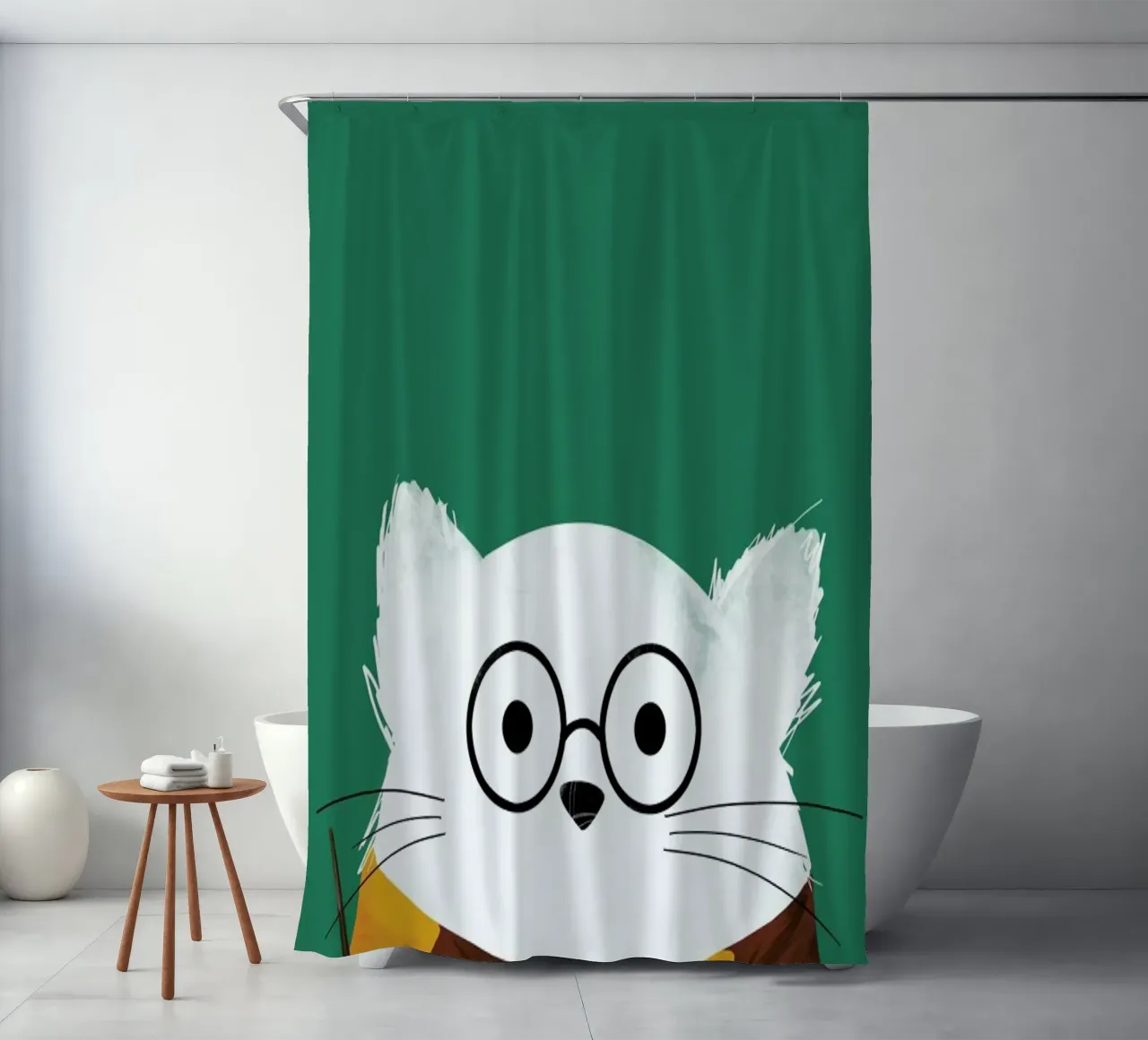 Cat Harry Duschvorhang von Doozal