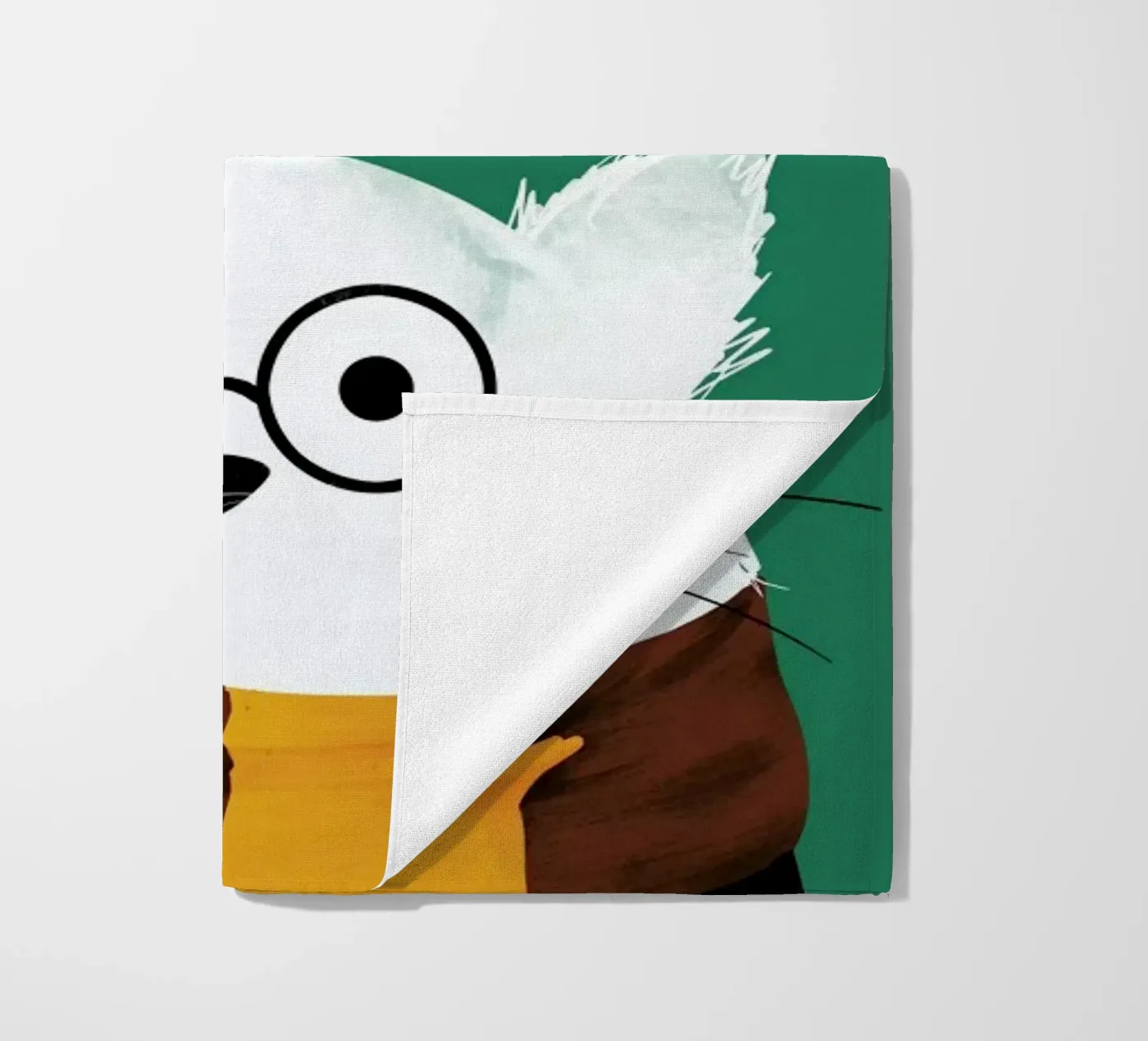 Cat Harry strandhanddoek van Doozal