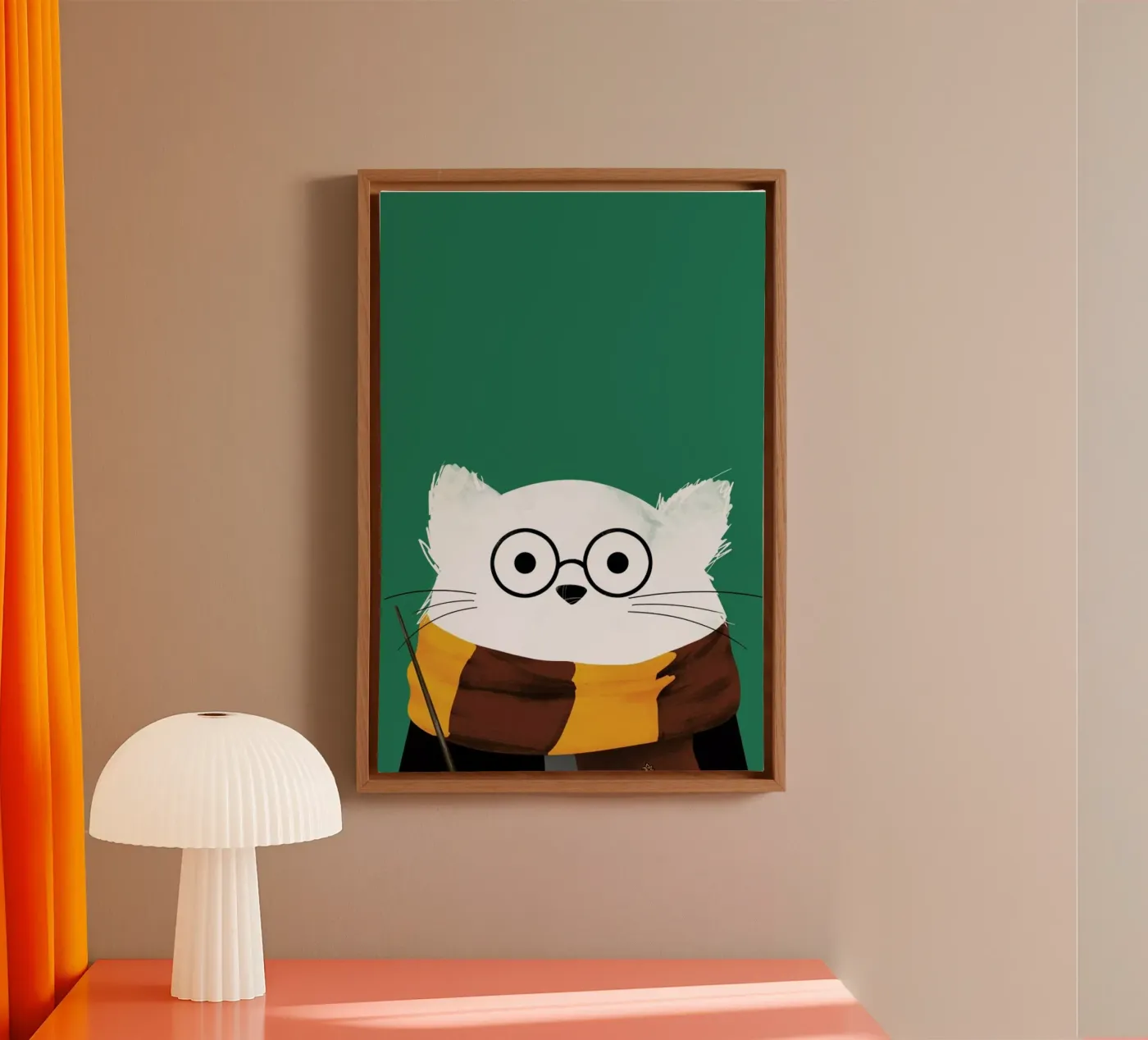 Cat Harry Leinwand von Doozal
