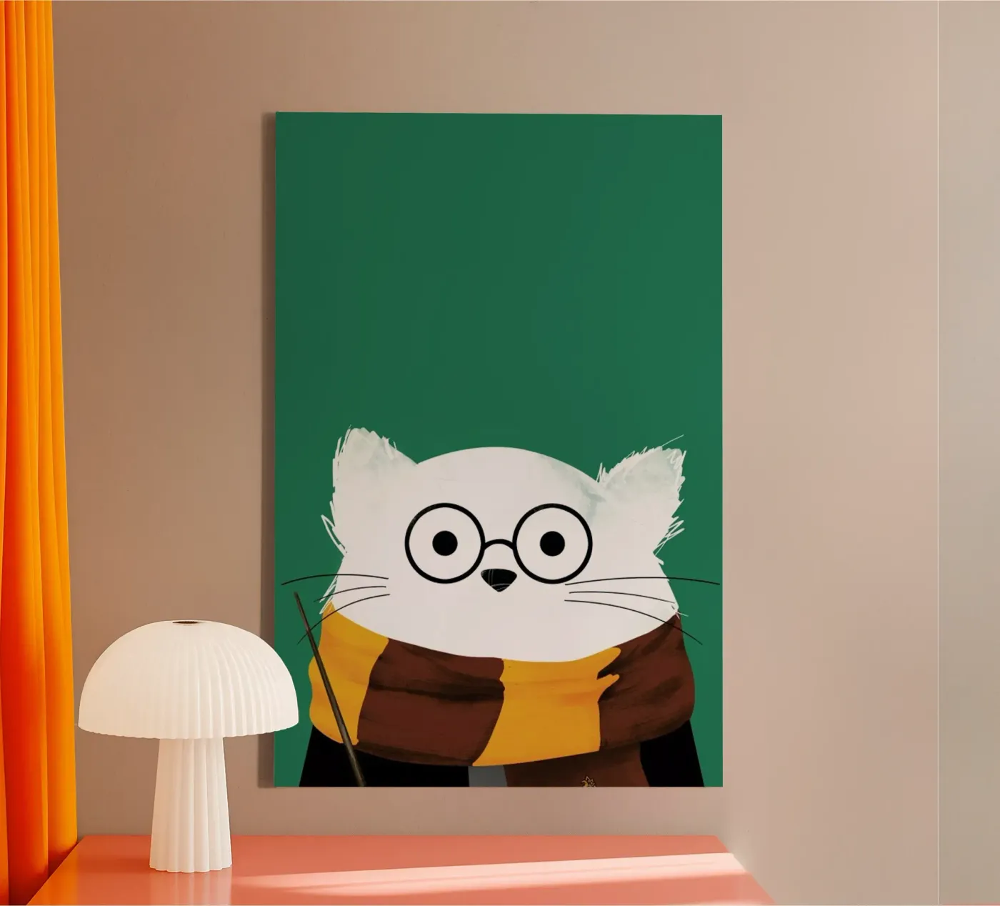 Cat Harry Leinwand von Doozal