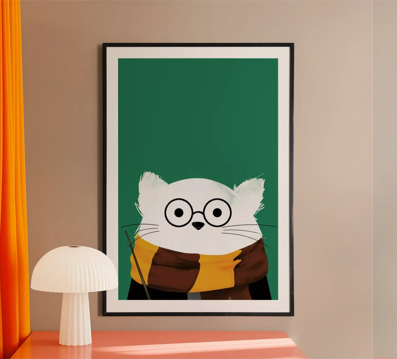 Cat Harry carta hahnemühle da Doozal
