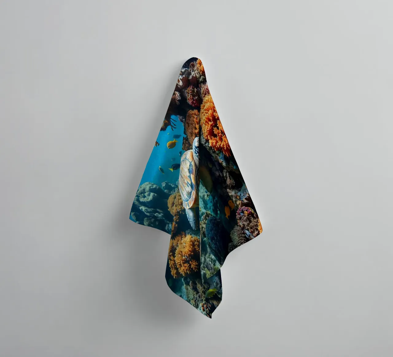 Tortuga jachthaven rustig zwemmend badhanddoek van Wild Beauty