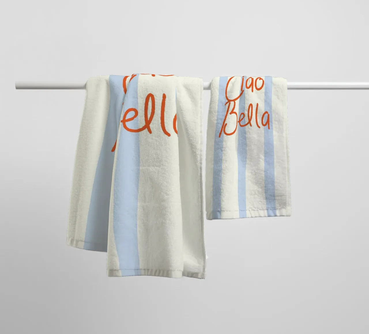 Ciao Bella Italian Charm asciugamano da bagno da Attaboy Dsgn