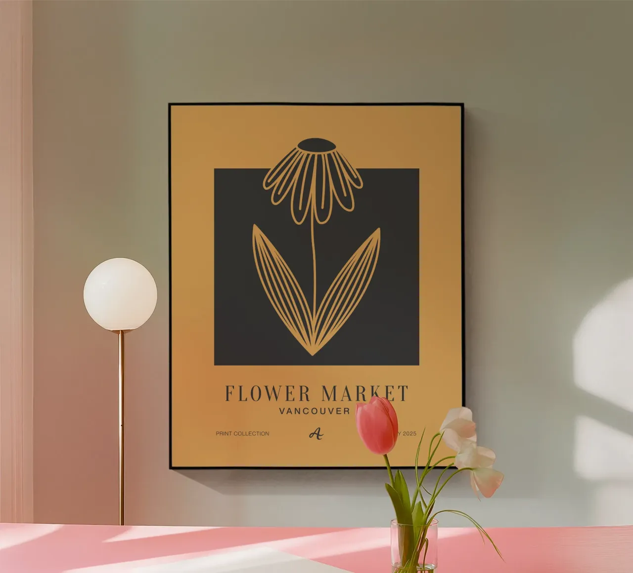 Vancouver Blume plexiglass da Artezza