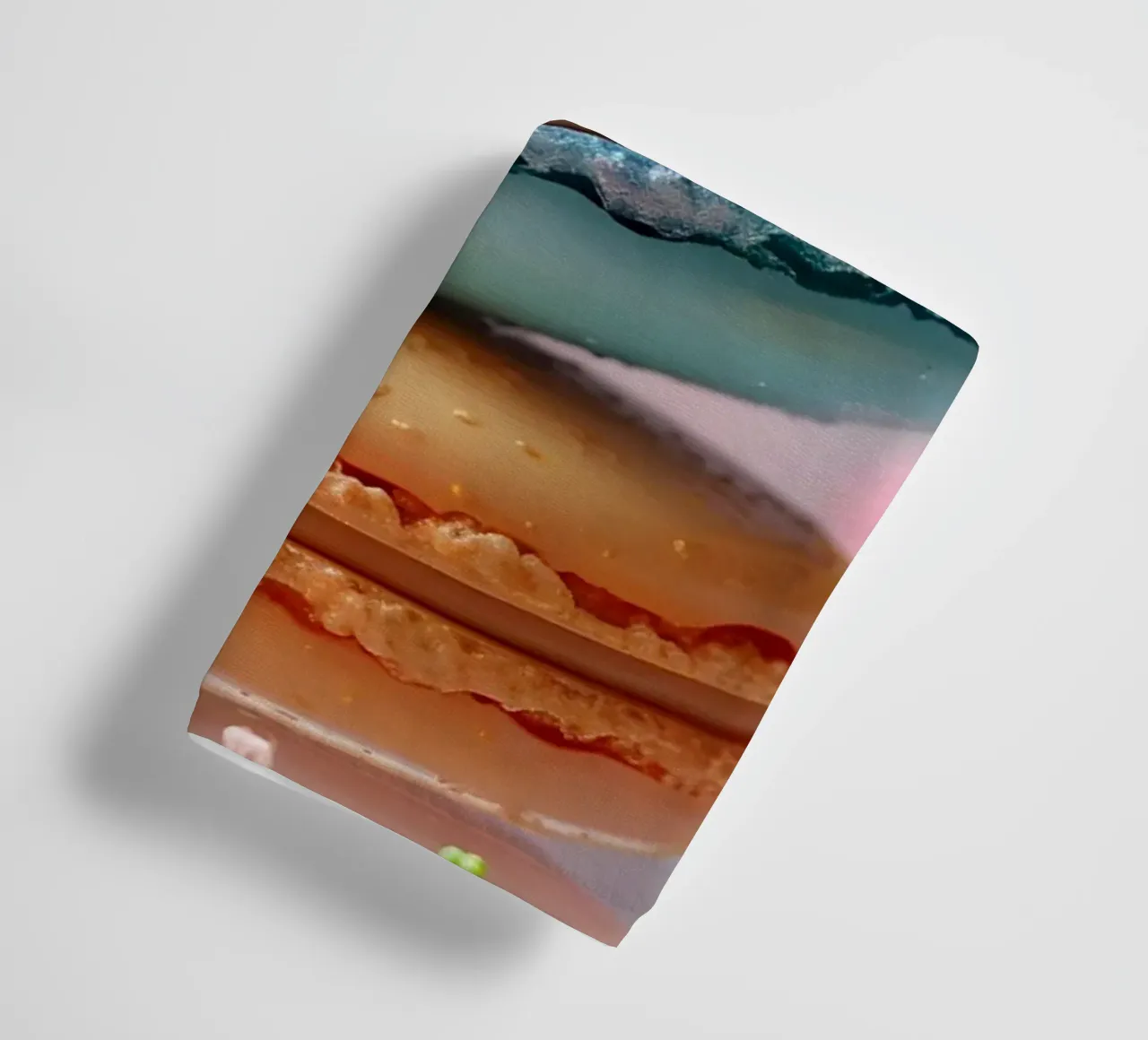 Bunte Macarons asciugamano da bagno da M-Ulrich-Digital Art
