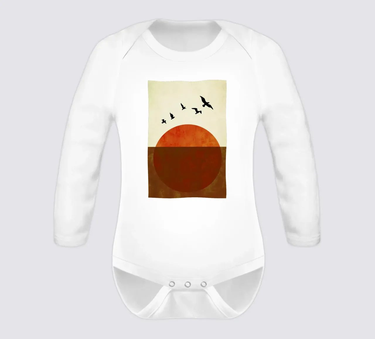 Free To Be long-sleeve baby romper by Kubistika