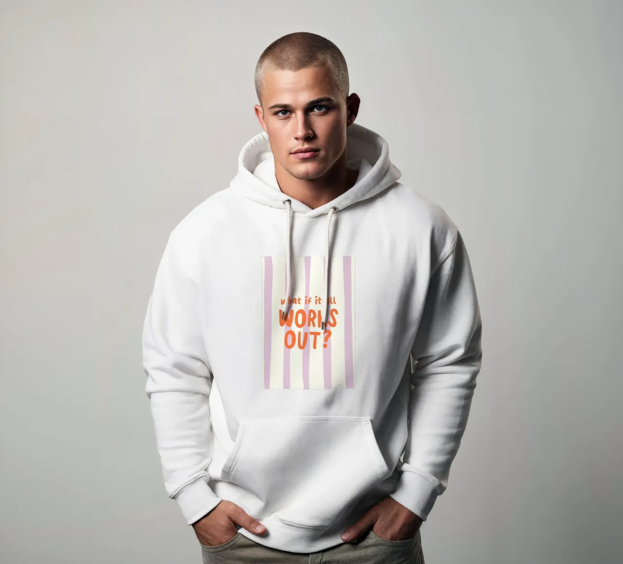 What If It All Works Out Hoodie von Attaboy Dsgn
