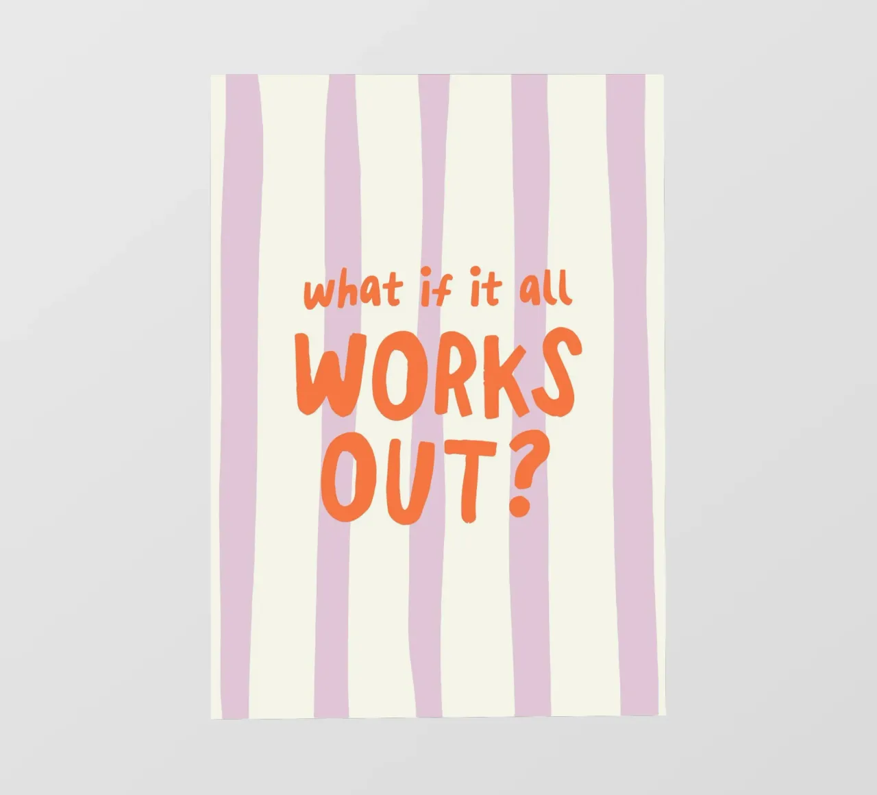 What If It All Works Out backlit film by Attaboy Dsgn