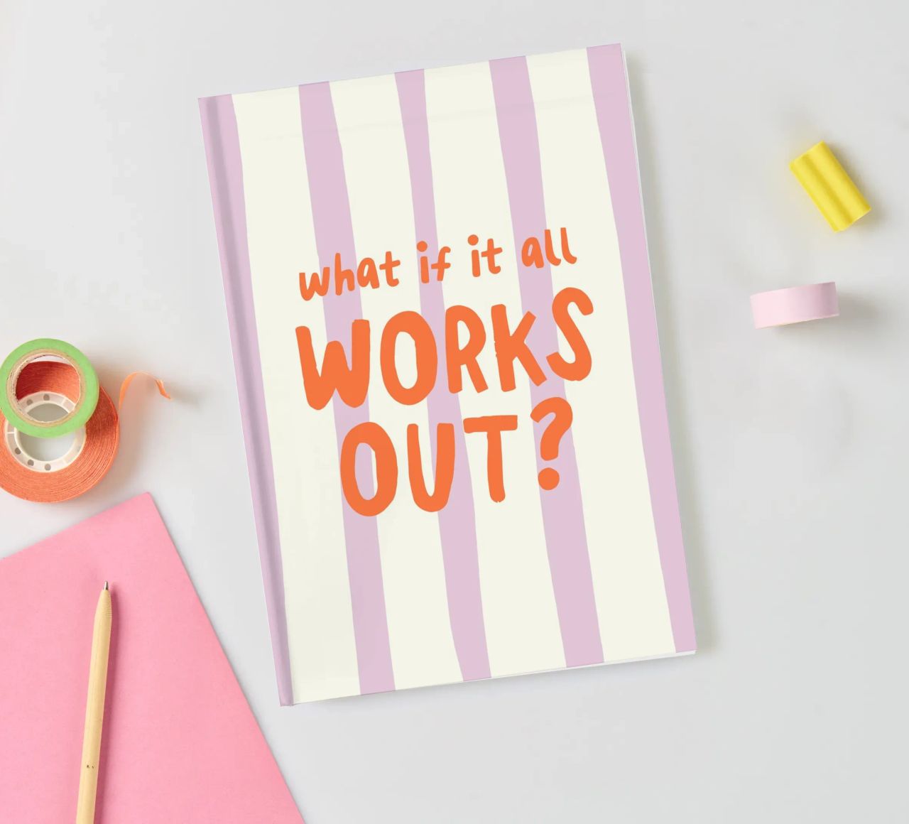 What If It All Works Out diario da Attaboy Dsgn