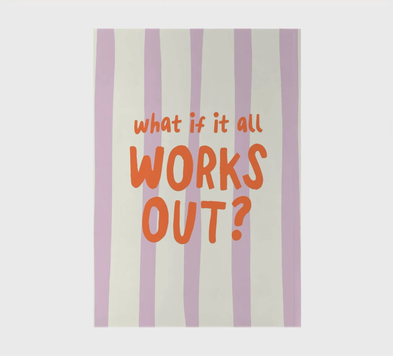 What If It All Works Out diario da Attaboy Dsgn