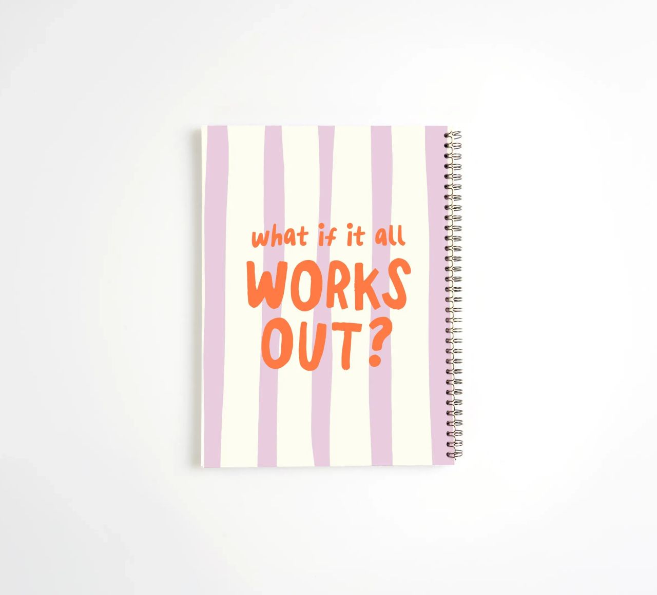 What If It All Works Out diario ad anelli da Attaboy Dsgn
