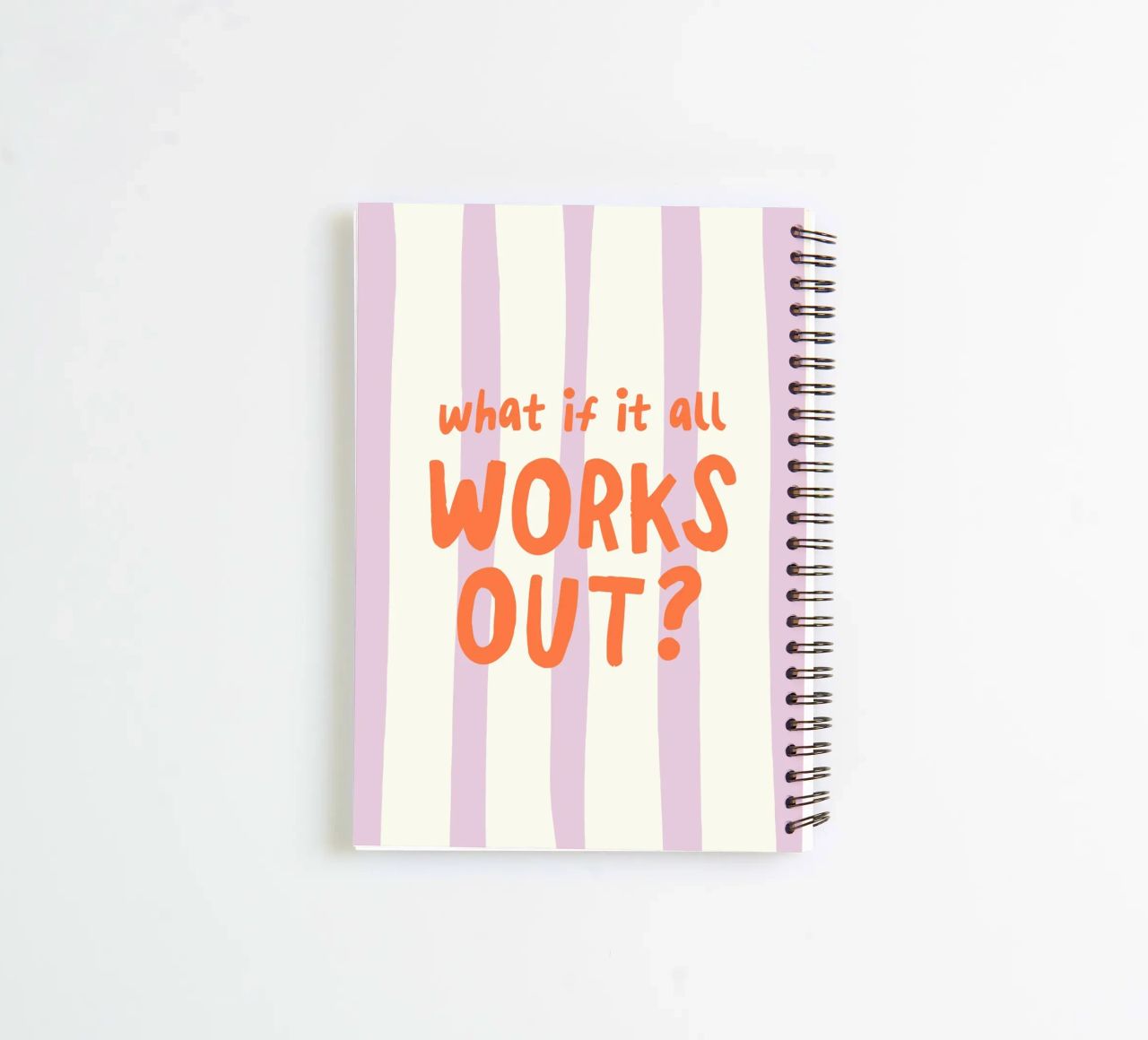 What If It All Works Out diario ad anelli da Attaboy Dsgn