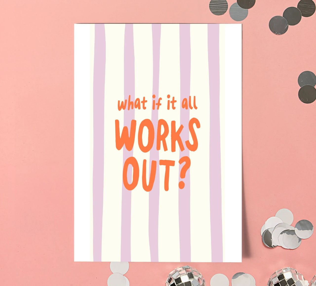 What If It All Works Out foglio adesivo da Attaboy Dsgn