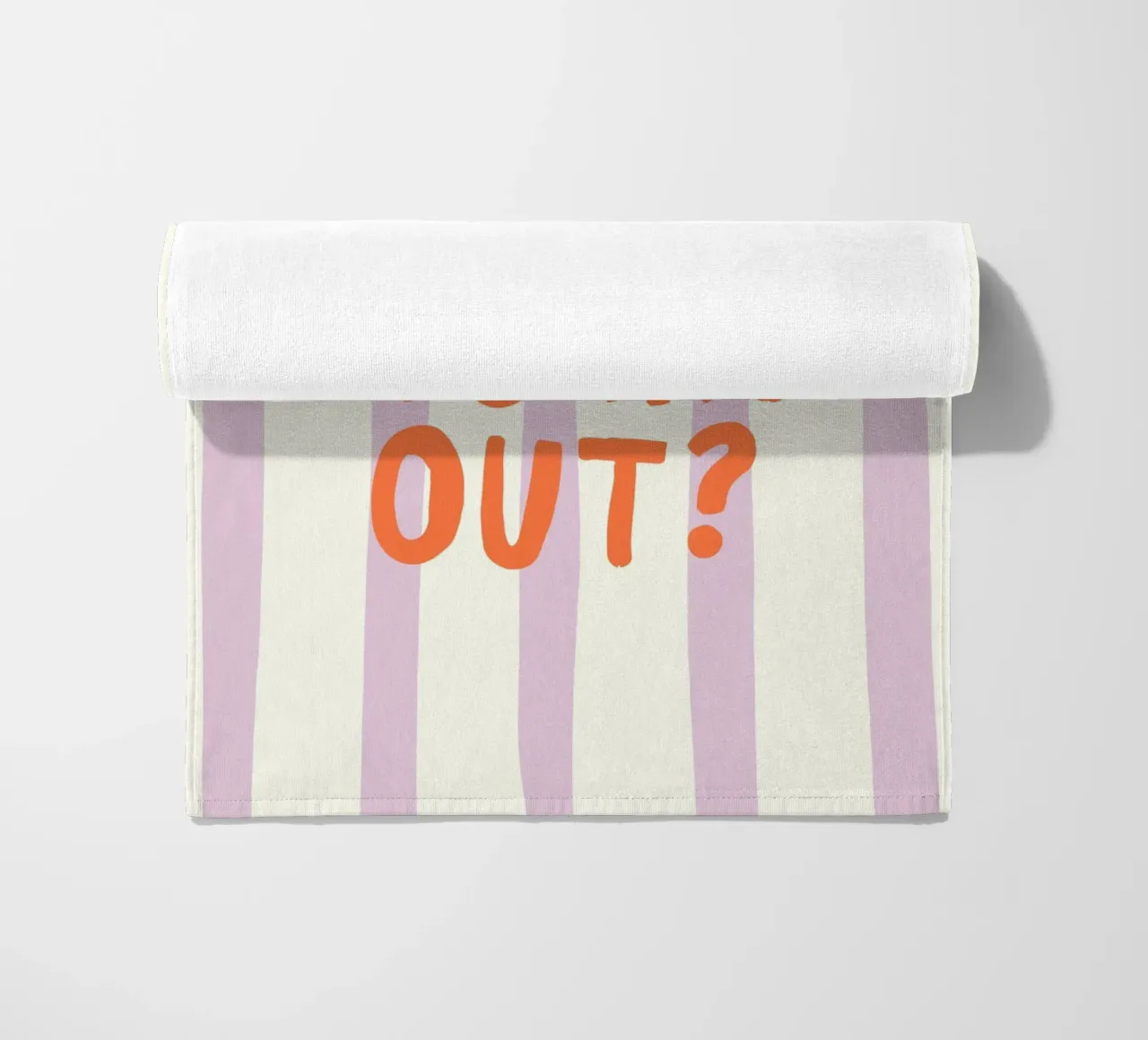 What If It All Works Out beach towel by Attaboy Dsgn